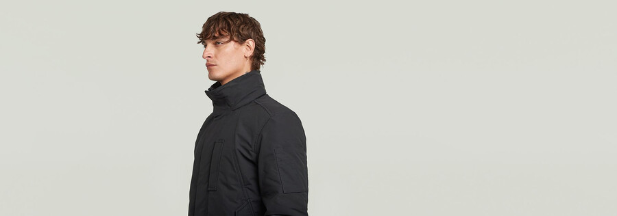 utility lightweight padded coat