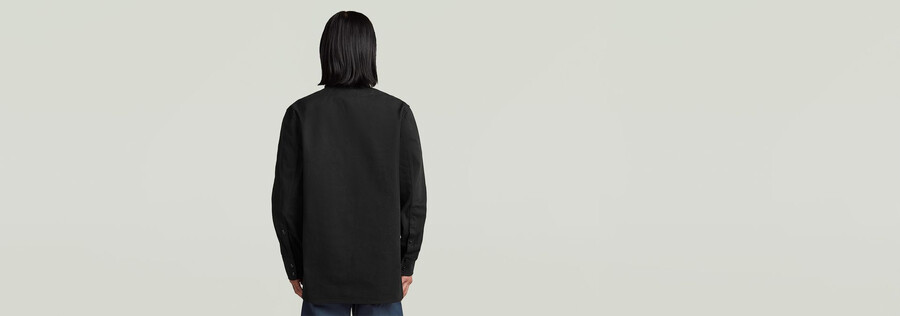mn twill slim overshirt