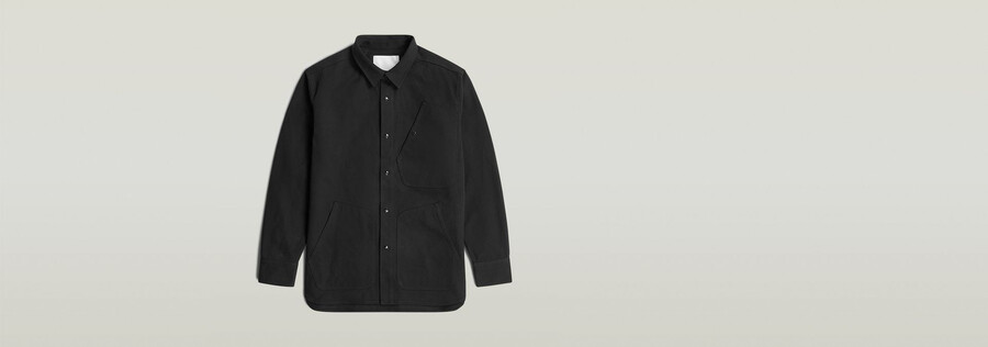 mn twill slim overshirt
