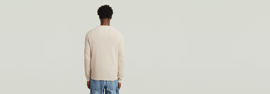 structure knit pullover