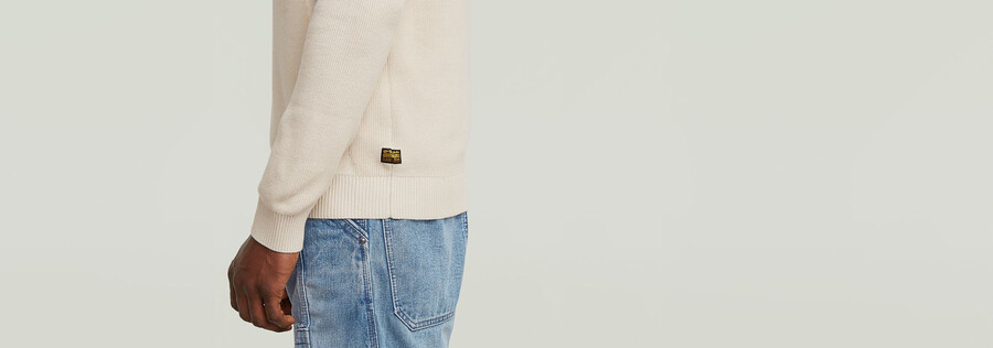 structure knit pullover
