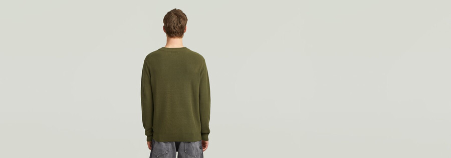 structure knit pullover