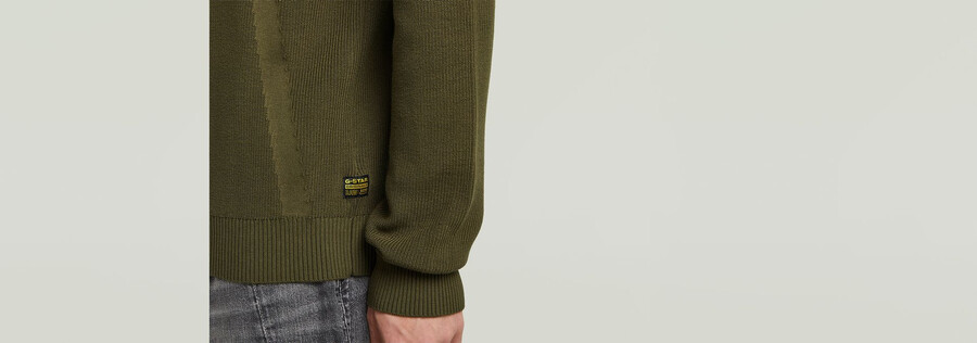 structure knit pullover