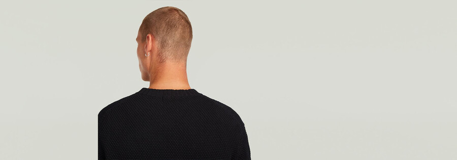 honey comb structure knit