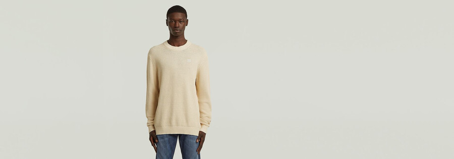 honey comb structure knit