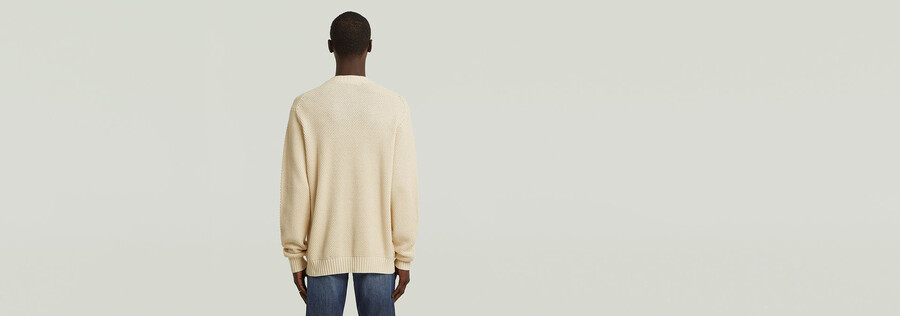 honey comb structure knit