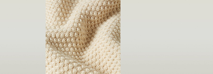 honey comb structure knit