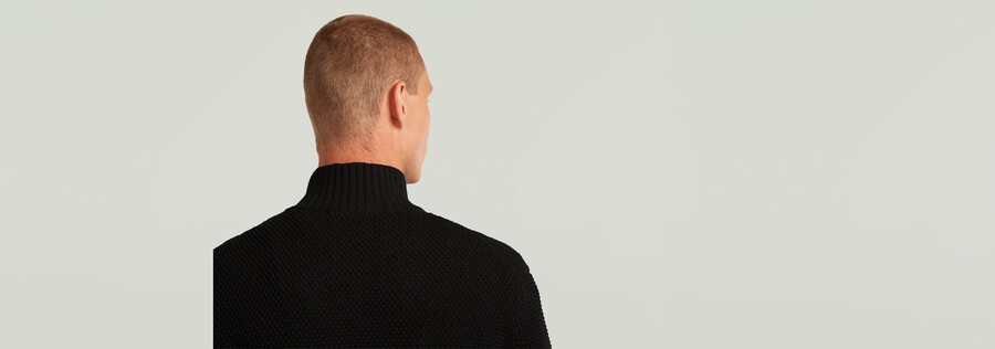 honey comb structure skipper knit