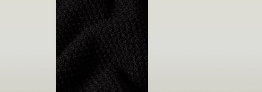 honey comb structure skipper knit