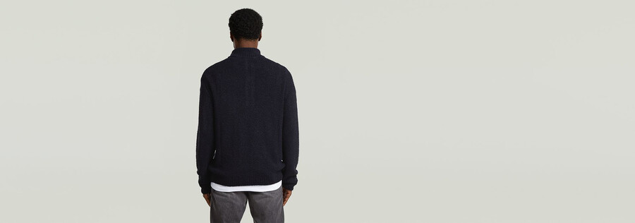 boucle skipper knit