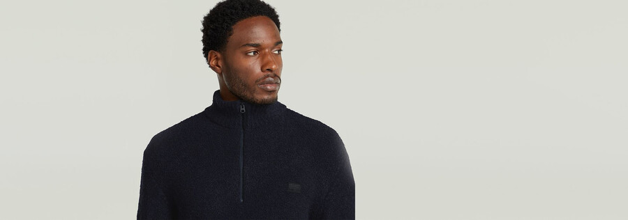 boucle skipper knit