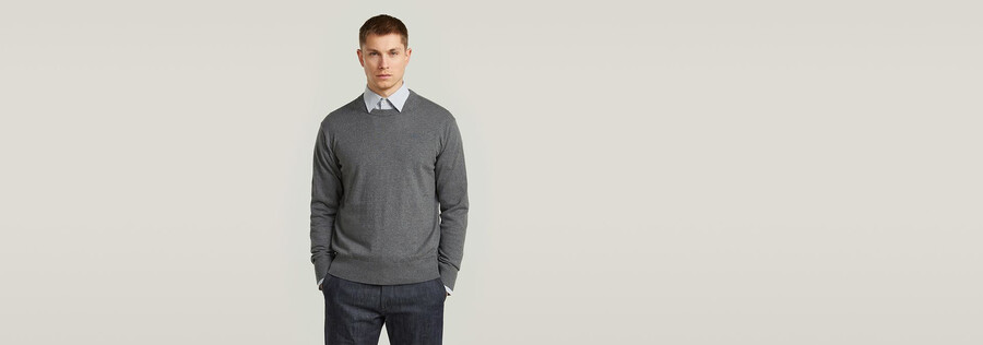 the floris - correct crew neck sweater
