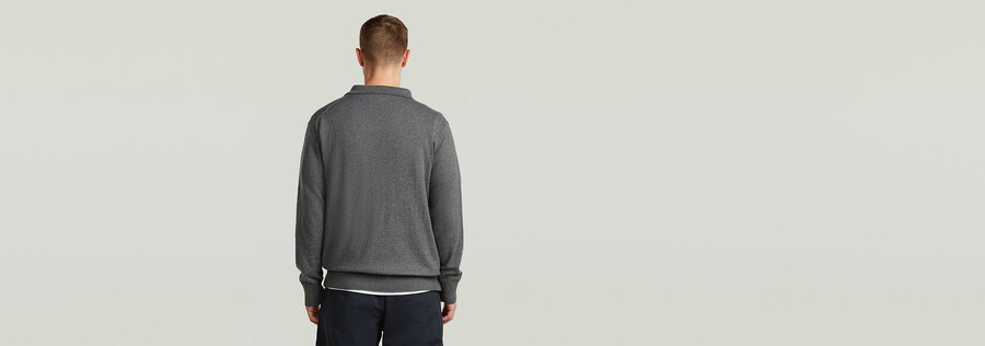 the willem - correct polo long sleeve