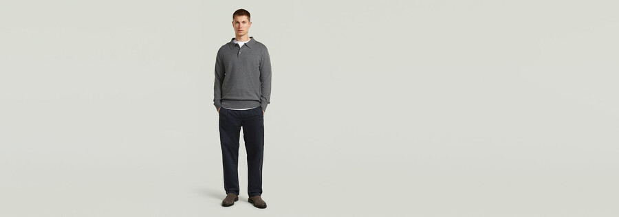 the willem - correct polo long sleeve