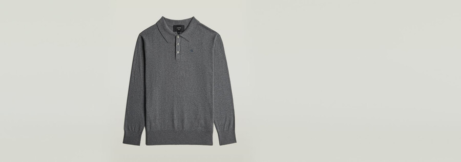 the willem - correct polo long sleeve