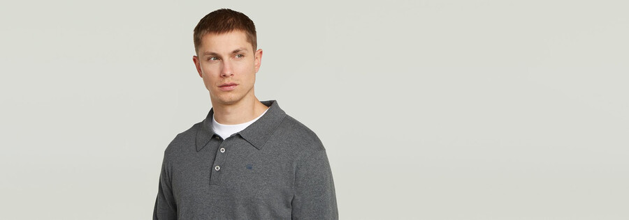 the willem - correct polo long sleeve