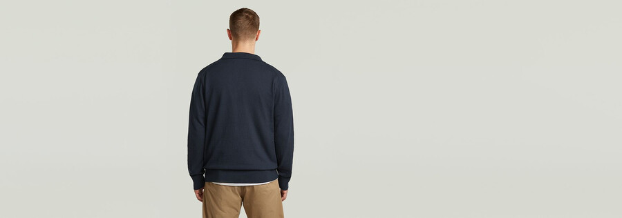 the willem - correct polo long sleeve