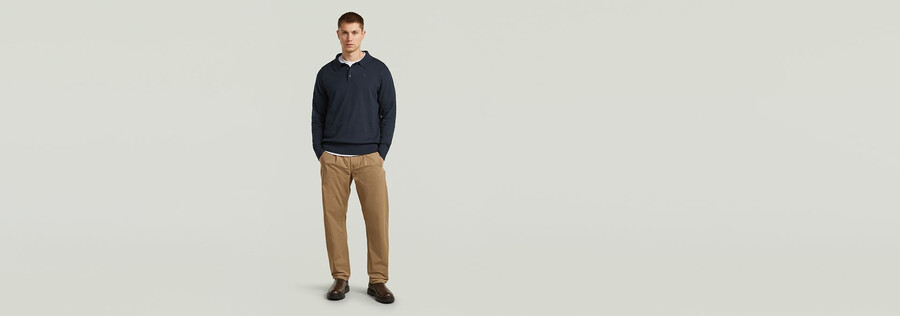 the willem - correct polo long sleeve