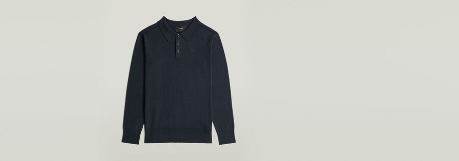 the willem - correct polo long sleeve
