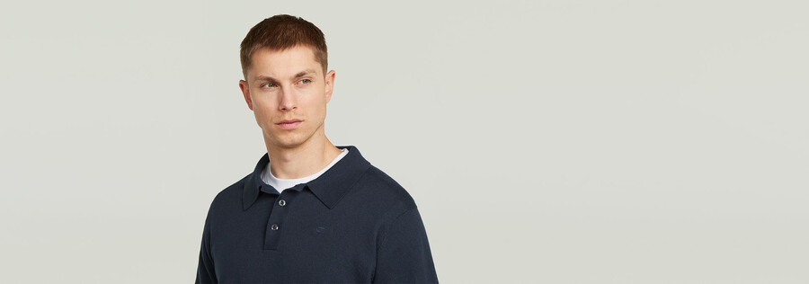 the willem - correct polo long sleeve