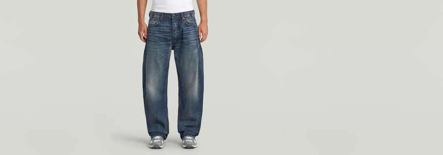 bend loose jeans
