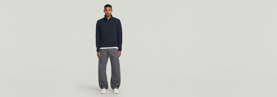bend loose jeans
