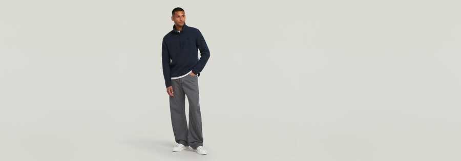 bend loose jeans