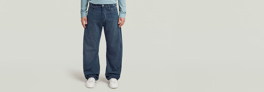 bend loose jeans