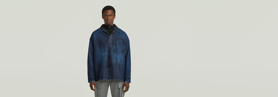 boxy fit overshirt