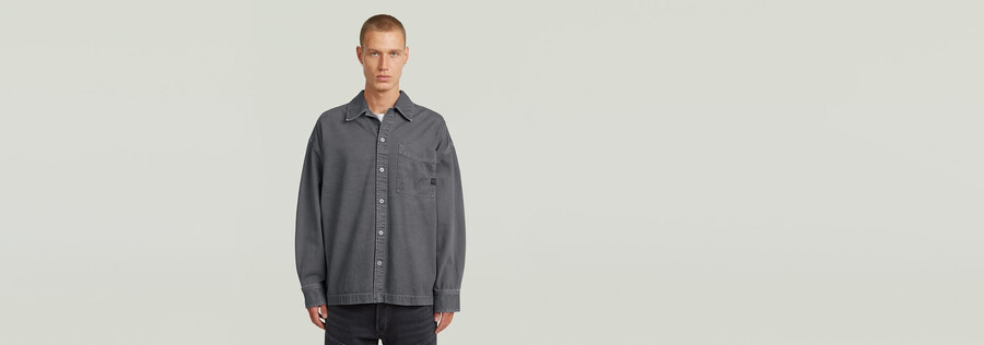 boxy fit overshirt