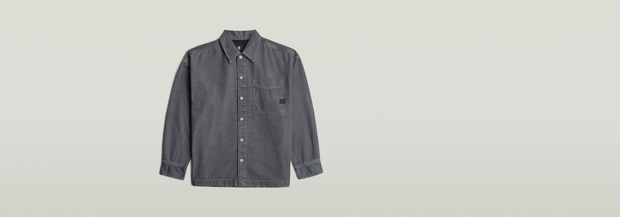 boxy fit overshirt