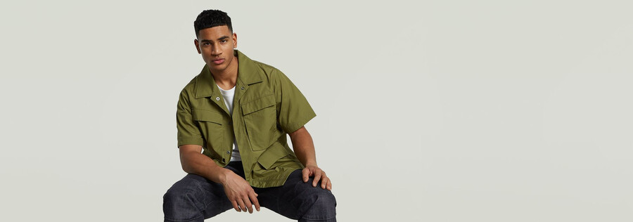 r-3n slim overshirt