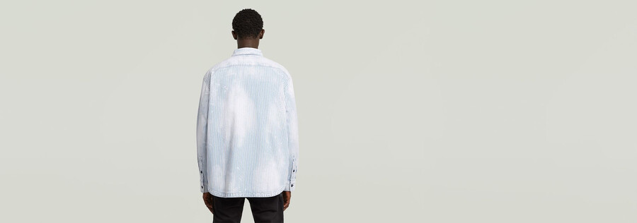 oversized 1-pocket overshirt