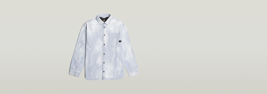 oversized 1-pocket overshirt