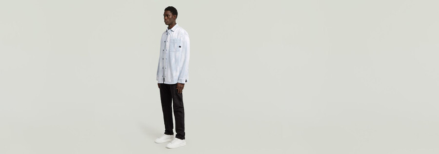 oversized 1-pocket overshirt