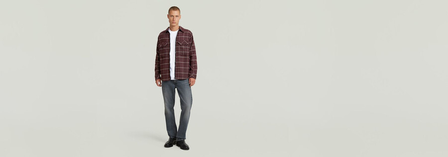 zip regular overshirt