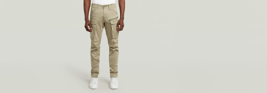 rovic zip 3d regular tapered pants