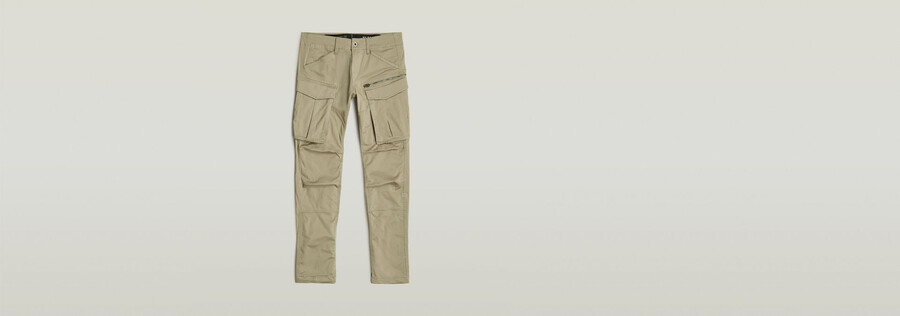 rovic zip 3d regular tapered pants