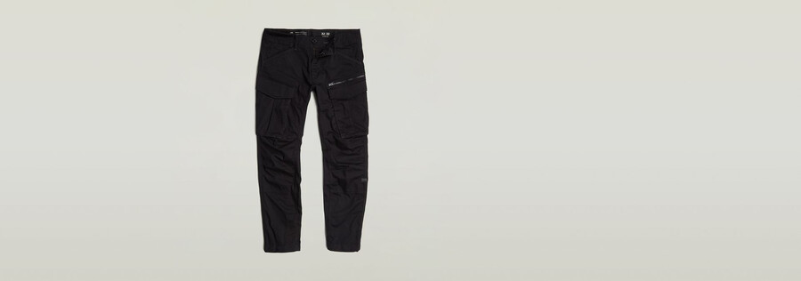 rovic zip 3d regular tapered pants