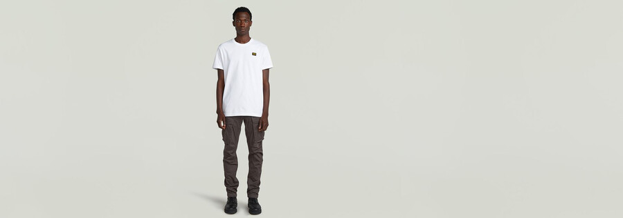 rovic zip 3d regular tapered pants