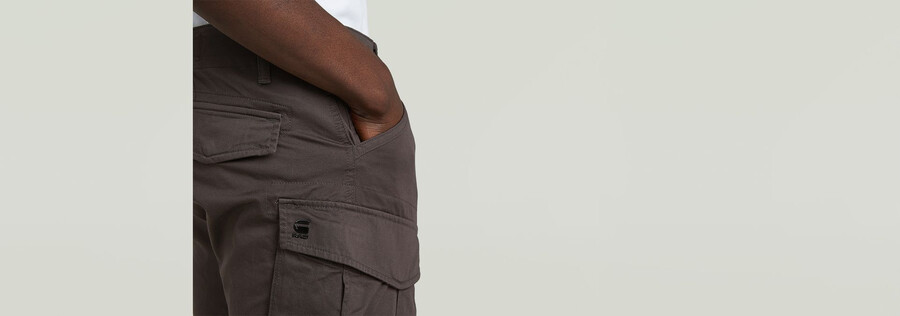 rovic zip 3d regular tapered pants