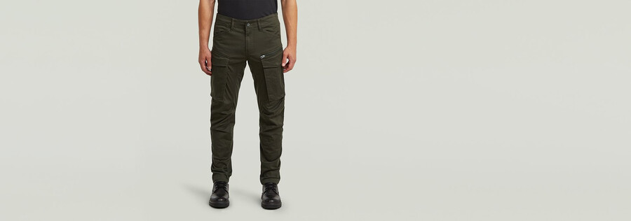 rovic zip 3d straight tapered pant