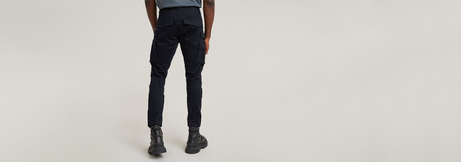 rovic zip 3d regular tapered pants