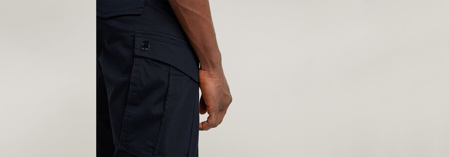 rovic zip 3d regular tapered pants