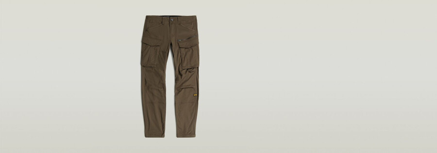 rovic zip 3d regular tapered pants