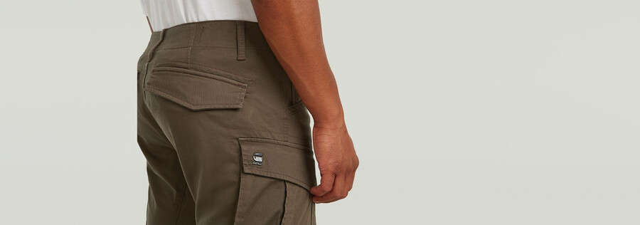 rovic zip 3d regular tapered pants