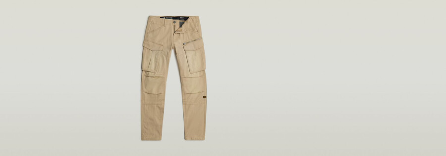 rovic zip 3d regular tapered pants