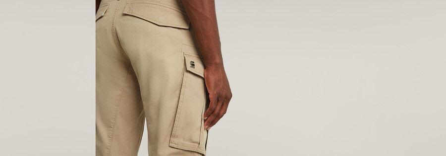 rovic zip 3d regular tapered pants
