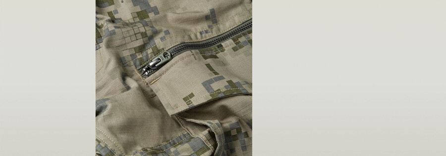 rovic pants zip 3d regular tapered