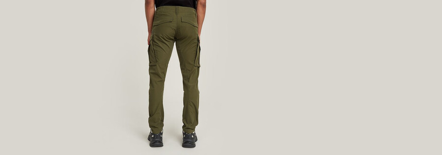 rovic zip 3d regular tapered pants